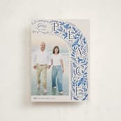 "Peaceful Arch" - Holiday Cards in Porcelain by Elly - Front