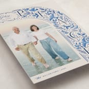 "Peaceful Arch" - Holiday Cards in Porcelain by Elly - Detail