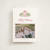 "Crestendo" - Holiday Cards in Wreath by Petra Kern - Front
