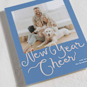 "Meringue" - Holiday Cards in Blueberry by Megan Davis - Detail