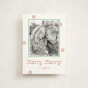 "Peppermint" - Holiday Cards in Candy Cane by Megan Davis - Front
