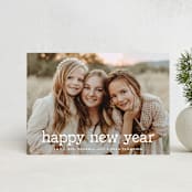 "Blakely" - Holiday Cards in Snow by Amy Kross - Front