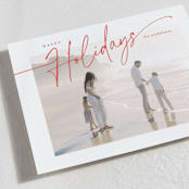 "Holiday Signiture" - Holiday Cards in Holly Berry by Brooke Chandler - Detail