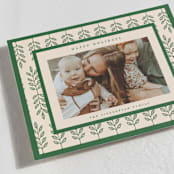 "Folklore Holiday" - Holiday Cards in Pine by Nazia Hyder - Detail