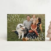 "Big Time" - Holiday Cards in Snow by Inkblot Design - Front