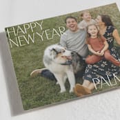"Big Time" - Holiday Cards in Snow by Inkblot Design - Detail