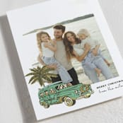 "Surfs Up" - Holiday Cards in Palm by Megan Davis - Detail