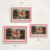"Preppy frame" - Holiday Cards in Cherry Cola by Carolyn MacLaren - Formats Available