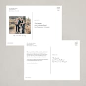 "Frame of Mind" - Holiday Cards in Christmas Stocking by Nazia Hyder - Back of Card Options