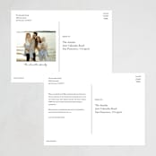 "Memory Book" - Holiday Cards in Almond by Olivia Raufman - Back of Card Options