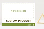 "Landscape Custom" - Holiday Cards in Charcoal by Minted Custom - Front