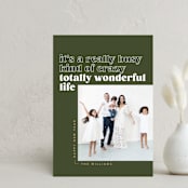 "Totally Wonderful" - Holiday Cards in Pine by Robert and Stella - Front