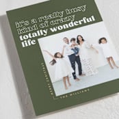 "Totally Wonderful" - Holiday Cards in Pine by Robert and Stella - Detail