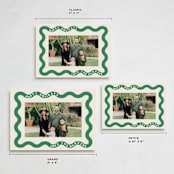 "ricrac" - Holiday Cards in Wreath by Lori Wemple - Formats Available