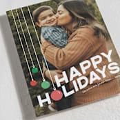 "Ornament Display" - Holiday Cards in Holly Berry by Robin Ott - Detail