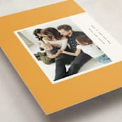 "Aside" - Holiday Cards in Honey by Sumak Studio - Detail