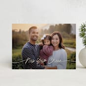 "Faubourg" - Holiday Cards in Pudding by Leia Matt - Front