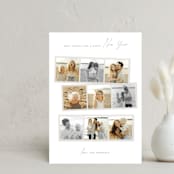 "Joyful Memories" - Holiday Cards in Snow by Lisa McLean - Front