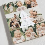 "Multi Tree Center" - Holiday Cards in Holly Berry by Alethea and Ruth - Detail