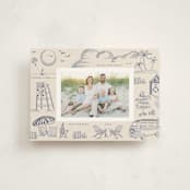 "Beach Holiday" - Holiday Cards in Wintermint by Teju Reval - Front