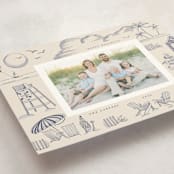 "Beach Holiday" - Holiday Cards in Wintermint by Teju Reval - Detail
