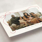 "Cascading Bow" - Holiday Cards in Snow by Lauren Chism - Detail