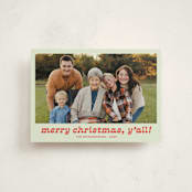 "Pecos" - Holiday Cards in Succulent by Megan Davis - Front