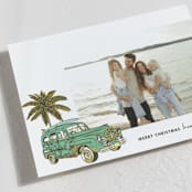 "Surfs Up" - Holiday Cards in Palm by Megan Davis - Detail