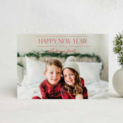 "Festive Minimalism" - Holiday Cards in Santa Suit by Design Lotus - Front