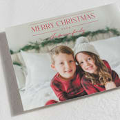 "Festive Minimalism" - Holiday Cards in Santa Suit by Design Lotus - Detail