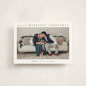 "Frame of Happiness" - Holiday Cards in Snow by Chris Griffith - Front