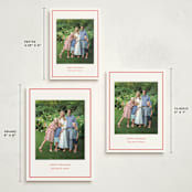 "Bowery" - Holiday Cards in Candy Cane by Megan Davis - Formats Available