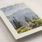 "Postcard Note" - Holiday Cards in Ink by Ekko Studio - Detail
