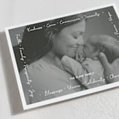 "Faith, community and love" - Holiday Cards in Snow by N. - Detail