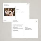 "Disney's Mickey Confetti" - Holiday Cards in Cherry by Ellen Schlegelmilch - Back of Card Options