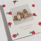 "Painted Petals" - Holiday Cards in Poinsettia by Kercia Jane - Detail