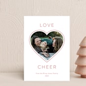 "Picture of Love" - Holiday Cards in Snow by Kim Dietrich Elam - Front