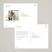 "Multi Stamp Photo" - Holiday Cards in Mint by Hannah Williams - Back of Card Options