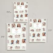 "Multi Stamp Photo" - Holiday Cards in Mint by Hannah Williams - Formats Available