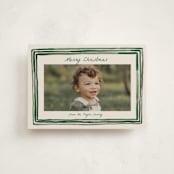 "Painted Frame Edge" - Holiday Cards in Forest by Alethea and Ruth - Front