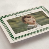 "Painted Frame Edge" - Holiday Cards in Forest by Alethea and Ruth - Detail