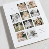 "Ten" - Holiday Cards in Coal by Up Up Creative - Detail