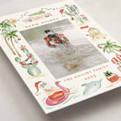 "Warmest Wishes" - Holiday Cards in Red Crab by Sarah Knight - Detail