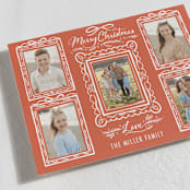 "Inked Frames" - Holiday Cards in Fruit Punch by Becky Nimoy - Detail