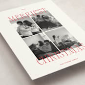 "Sparkling Cider" - Holiday Cards in Santa Suit by Blustery August - Detail