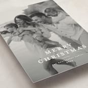 "Wonderful Christmas Time" - Holiday Cards in Snowflake by Wildfield Paper Co - Detail