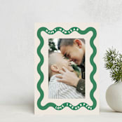 "ricrac" - Holiday Cards in Wreath by Lori Wemple - Front