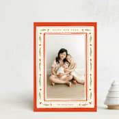"Dresden" - Holiday Cards in Berry by Robert and Stella - Front