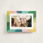 "Rainbow Burst" - Holiday Cards in Sorbet by Carrie Moradi - Front
