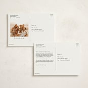 "Rainbow Burst" - Holiday Cards in Sorbet by Carrie Moradi - Back of Card Options